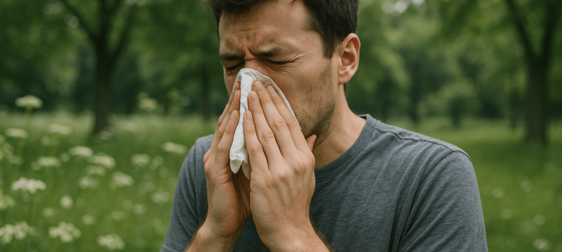 personne qui a une rhinite allergique